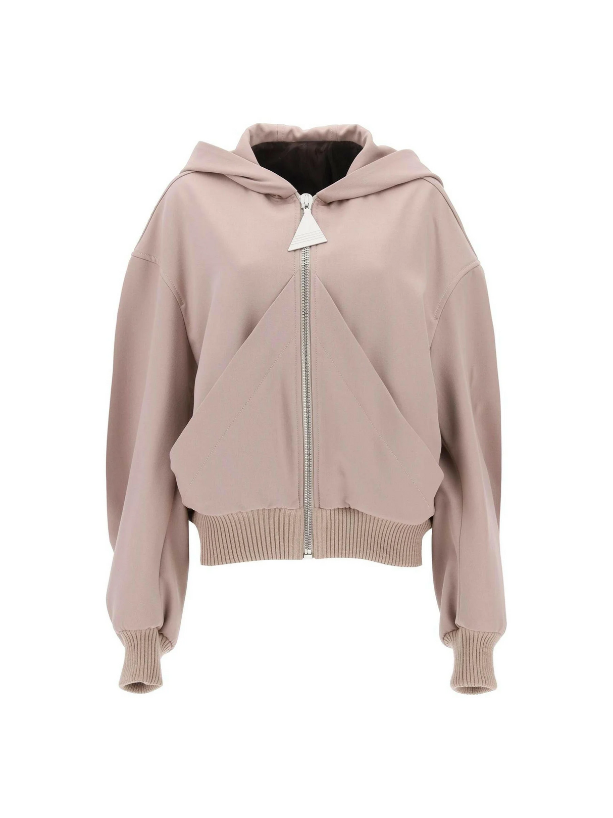 Oversized Hooded Bomber Jacket.