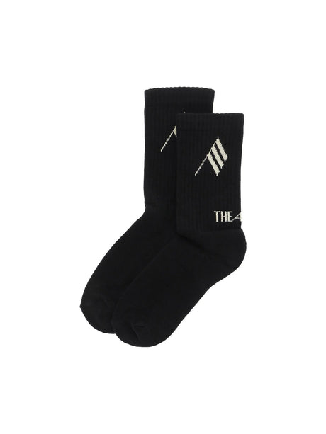 Ribbed Logo Cotton Sports Socks - OS - Women > Clothing > Lingerie and nightwear > Socks and Collants