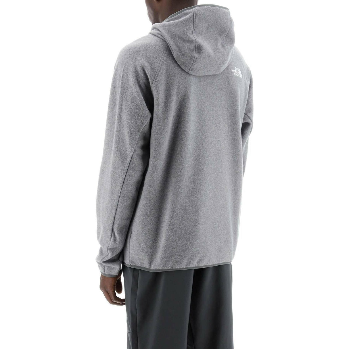 Medium Gray 100 Glacier Fleece Hoodie THE NORTH FACE JOHN JULIA.