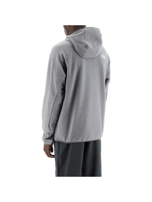 Medium Gray 100 Glacier Fleece Hoodie THE NORTH FACE JOHN JULIA.