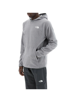 Medium Gray 100 Glacier Fleece Hoodie THE NORTH FACE JOHN JULIA.