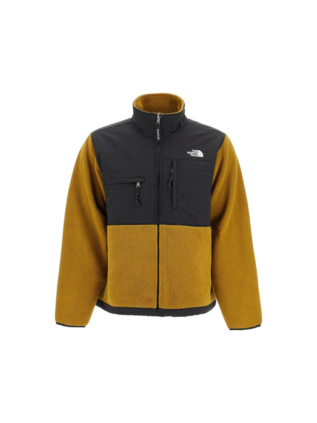 Two-tone Recycled Fleece Retro Denali Sports Jacket with zipper and The North Face logo