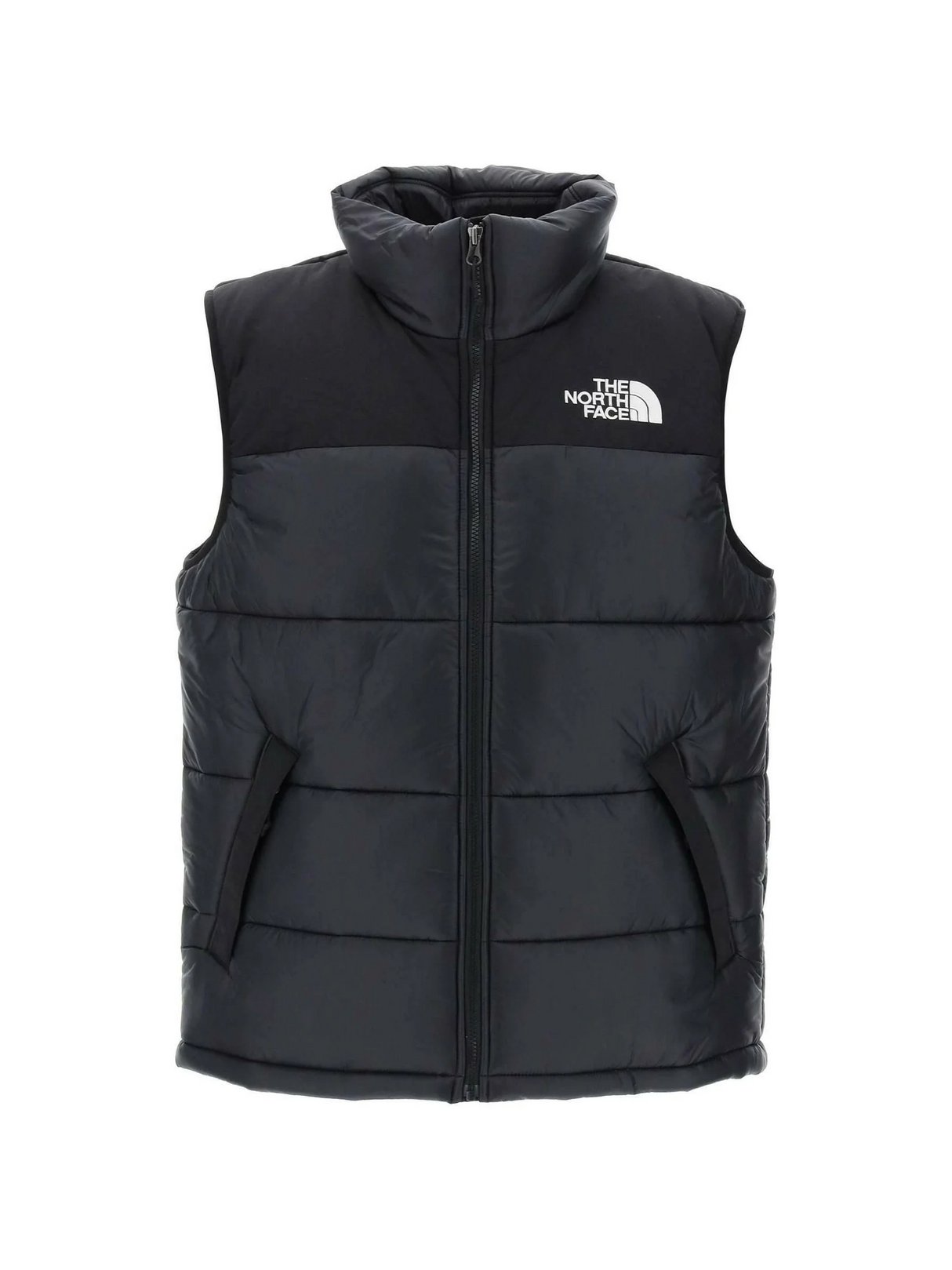 Black Recycled Nylon Himalayan Padded Vest THE NORTH FACE JOHN JULIA.