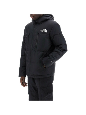 Black Recycled Nylon Himalayan Short Hooded Down Jacket THE NORTH FACE JOHN JULIA.