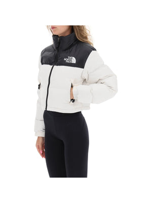 Recycled Ripstop Nylon ’Nuptse’ Cropped Down Jacket - Women > Clothing > Outerwear > Puffer jackets