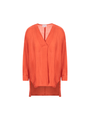 Loose-fit Silk Blouse-THE ROSE-JOHN JULIA