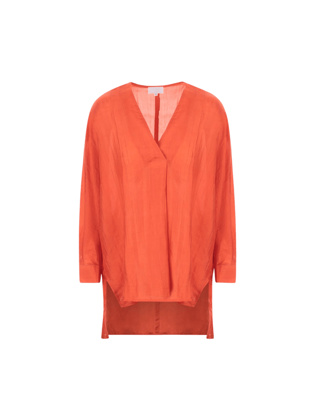 Loose-fit Silk Blouse-THE ROSE-JOHN JULIA