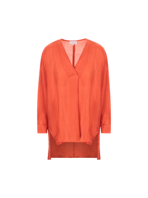 Loose-fit Silk Blouse-THE ROSE-JOHN JULIA