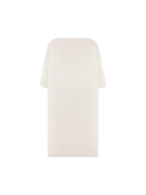 Abasi Wool Silk Midi Dress-THE ROW-JOHN JULIA