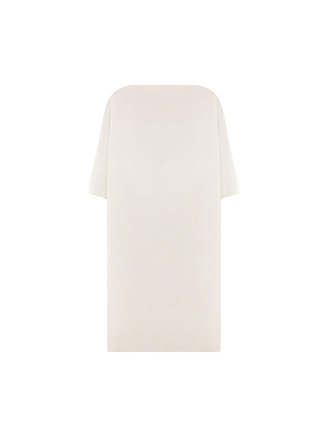 Abasi Wool Silk Midi Dress-THE ROW-JOHN JULIA