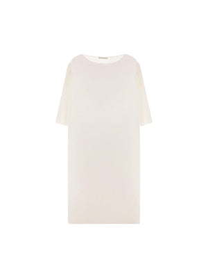 Abasi Wool Silk Midi Dress-THE ROW-JOHN JULIA