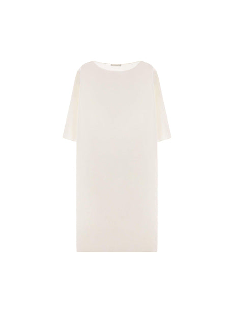 Abasi Wool Silk Midi Dress-THE ROW-JOHN JULIA