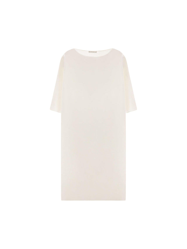 Abasi Wool Silk Midi Dress-THE ROW-JOHN JULIA