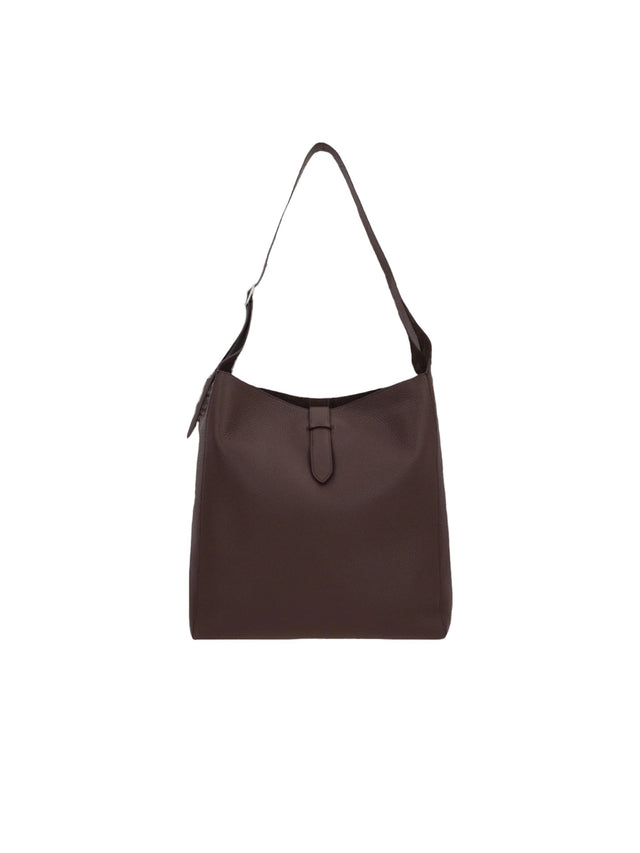 Grainy Leather Blake Hobo Bag-THE ROW-JOHN JULIA