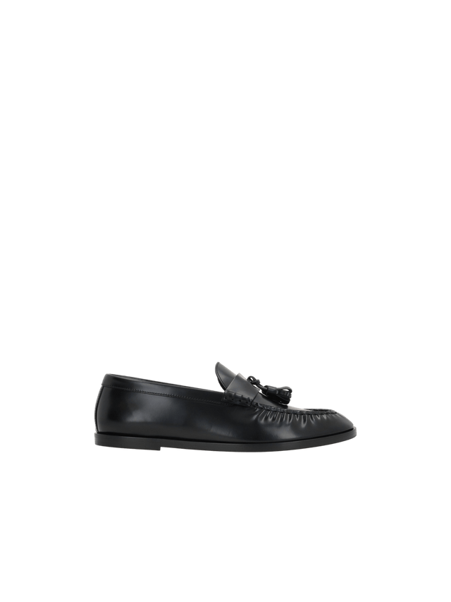 Men's Loafers in Box Leather-THE ROW-JOHN JULIA