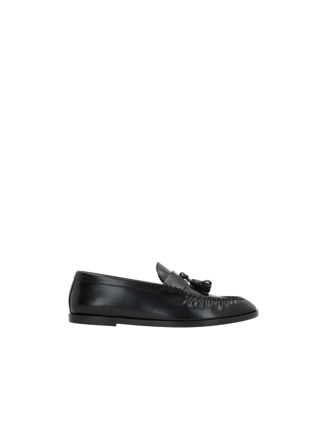 Men's Loafers in Box Leather-THE ROW-JOHN JULIA