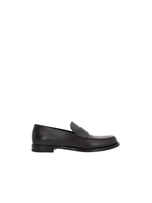 Novus Smooth Leather Loafers-THE ROW-JOHN JULIA