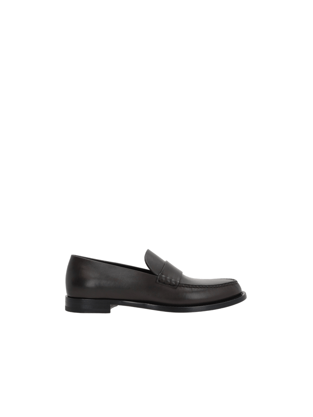 Novus Smooth Leather Loafers-THE ROW-JOHN JULIA