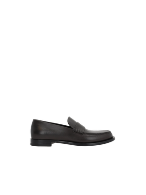 Novus Smooth Leather Loafers-THE ROW-JOHN JULIA