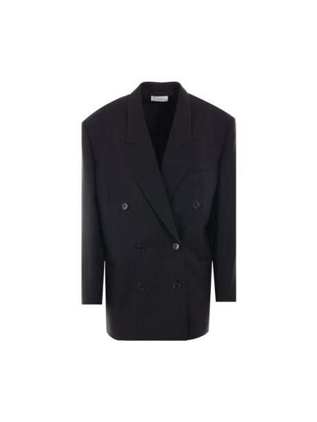 Oversize Wool Jacket-THE ROW-JOHN JULIA