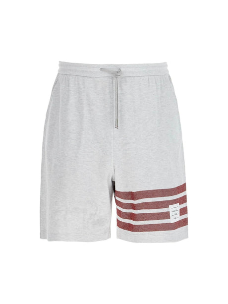 4-Bar Cotton Shorts-Thom Browne-JOHN JULIA