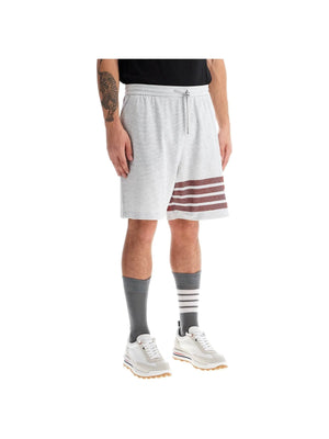 4-Bar Cotton Shorts-Thom Browne-JOHN JULIA