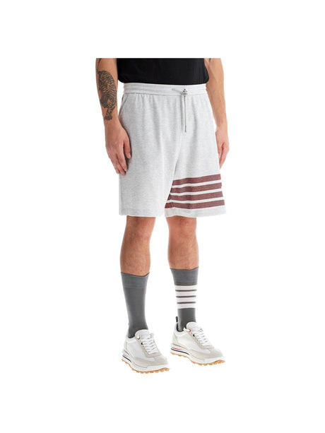 4-Bar Cotton Shorts-Thom Browne-JOHN JULIA