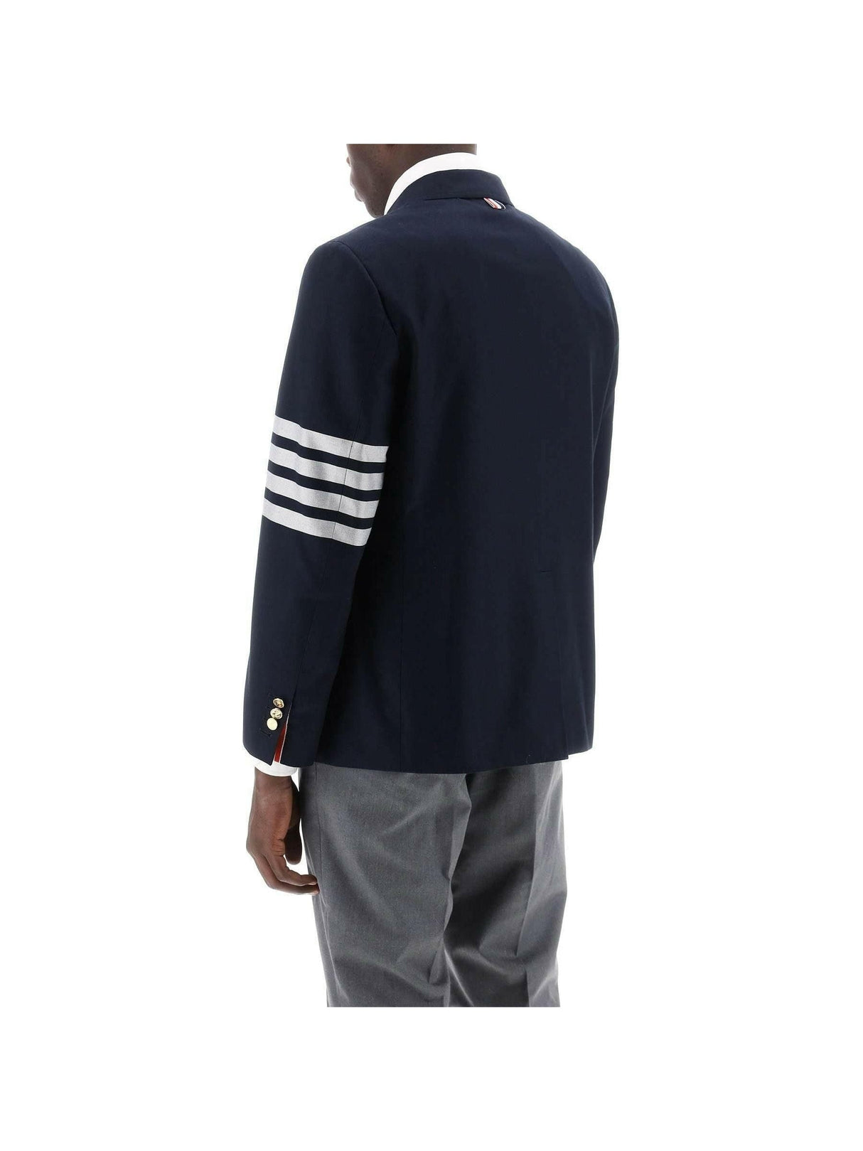 4-Bar Double Breasted Jacket THOM BROWNE JOHN JULIA.