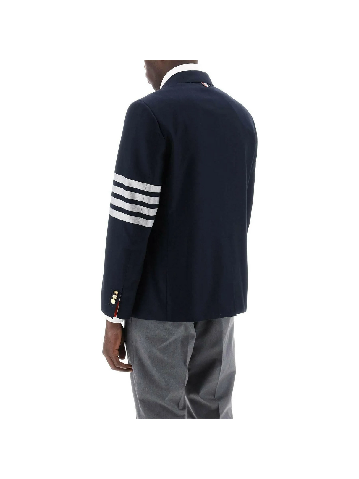 4-Bar Double Breasted Jacket THOM BROWNE JOHN JULIA.