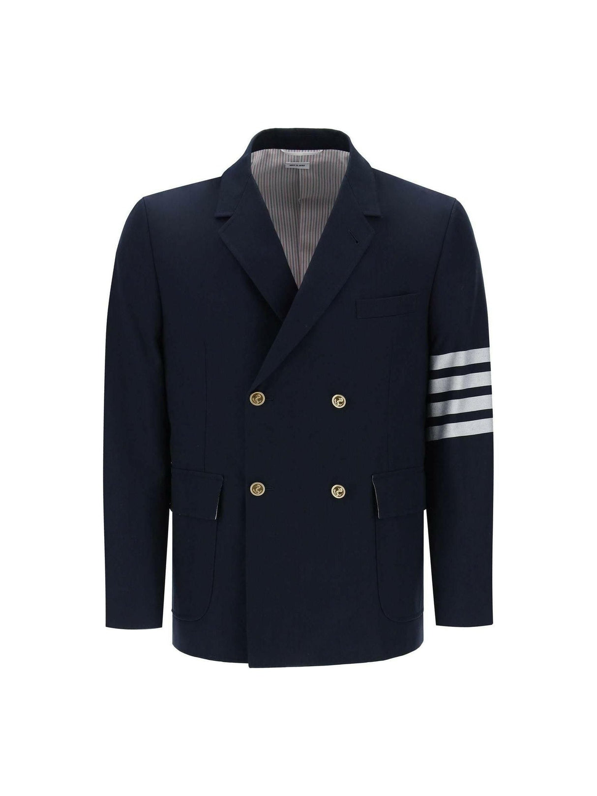 4-Bar Double Breasted Jacket THOM BROWNE JOHN JULIA.