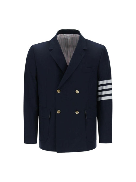 4-Bar Double Breasted Jacket THOM BROWNE JOHN JULIA.