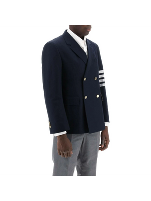 4-Bar Double Breasted Jacket THOM BROWNE JOHN JULIA.