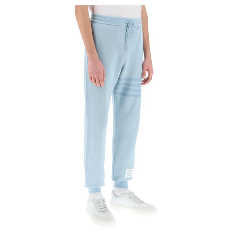 4-Bar Joggers In Cotton Knit THOM BROWNE JOHN JULIA.