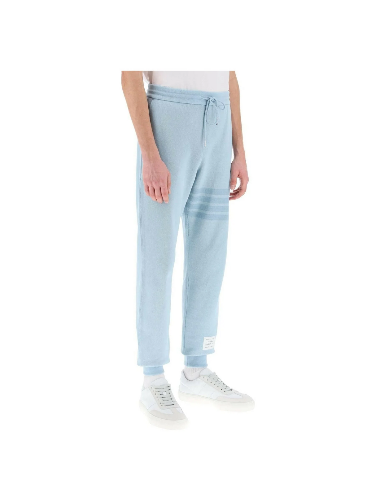 4-Bar Joggers In Cotton Knit THOM BROWNE JOHN JULIA.