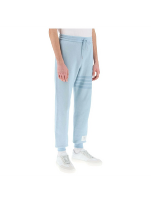 4-Bar Joggers In Cotton Knit THOM BROWNE JOHN JULIA.