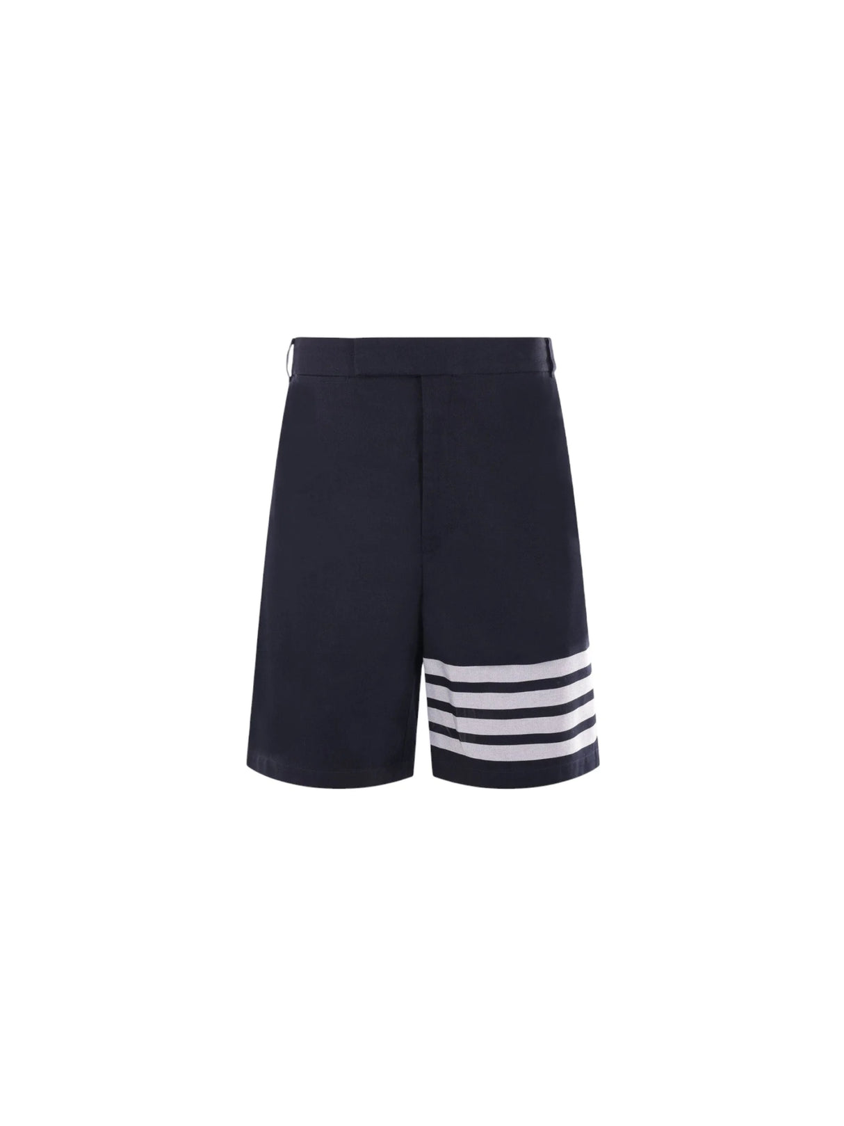 THOM BROWNE-4bar Gabardine Short Pants-JOHN JULIA