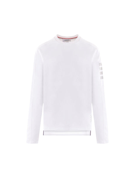 4bar Jersey Long-sleeved T-shirt-THOM BROWNE-JOHN JULIA