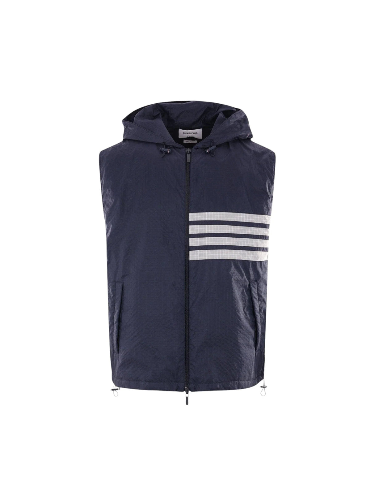 4bar Ripstop Vest-THOM BROWNE-JOHN JULIA