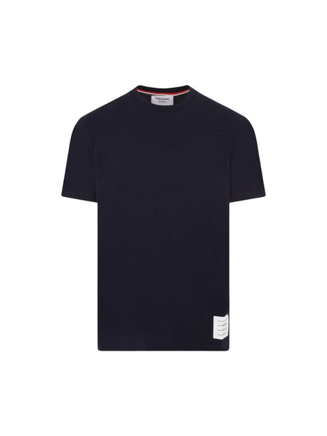 4bar Stretch Wool T-shirt-THOM BROWNE-JOHN JULIA