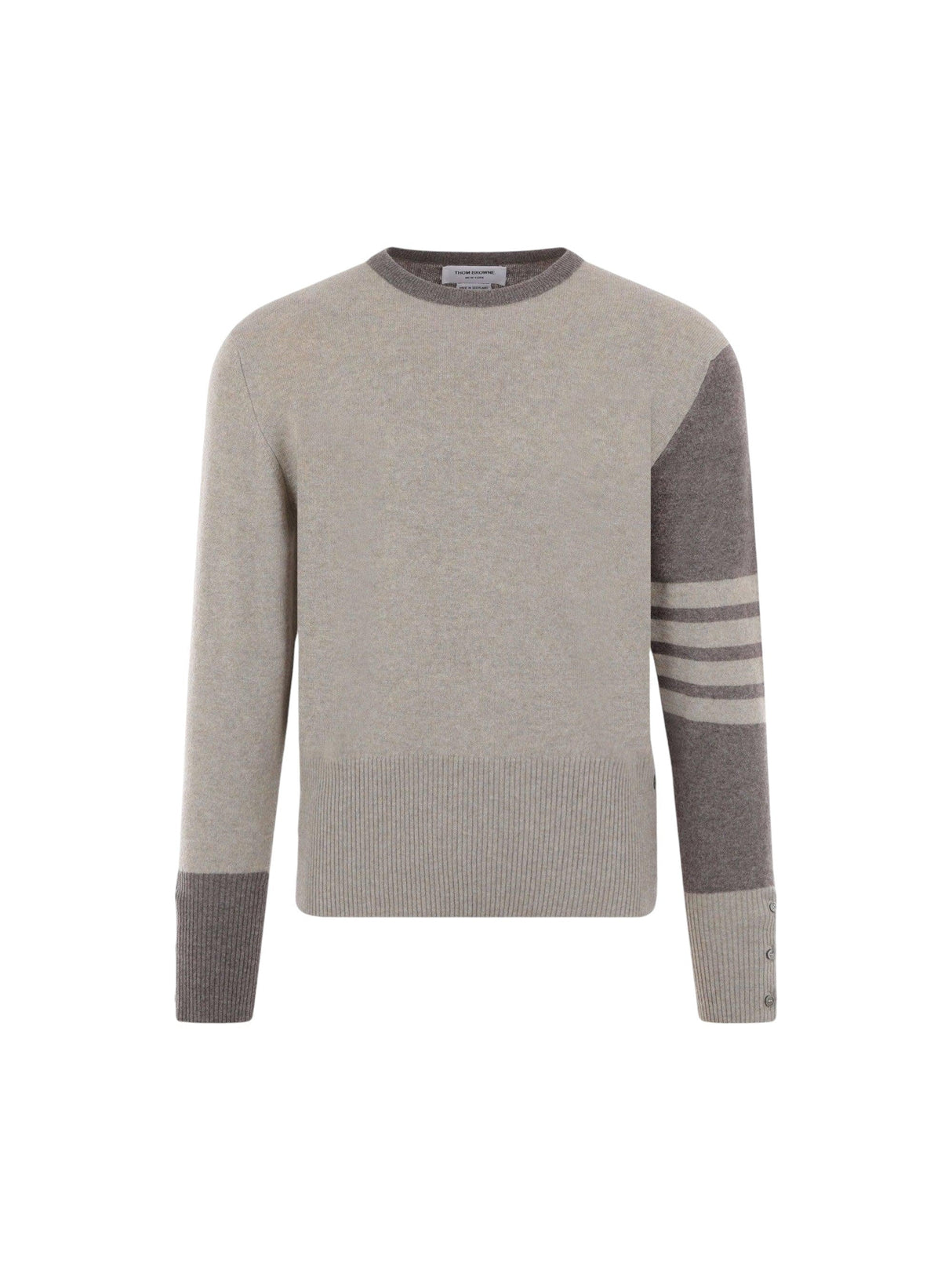 Cashmere 4bar Sweater-THOM BROWNE-JOHN JULIA