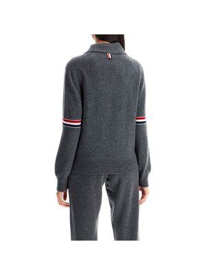 THOM BROWNE-Cashmere Cardigan-JOHN JULIA