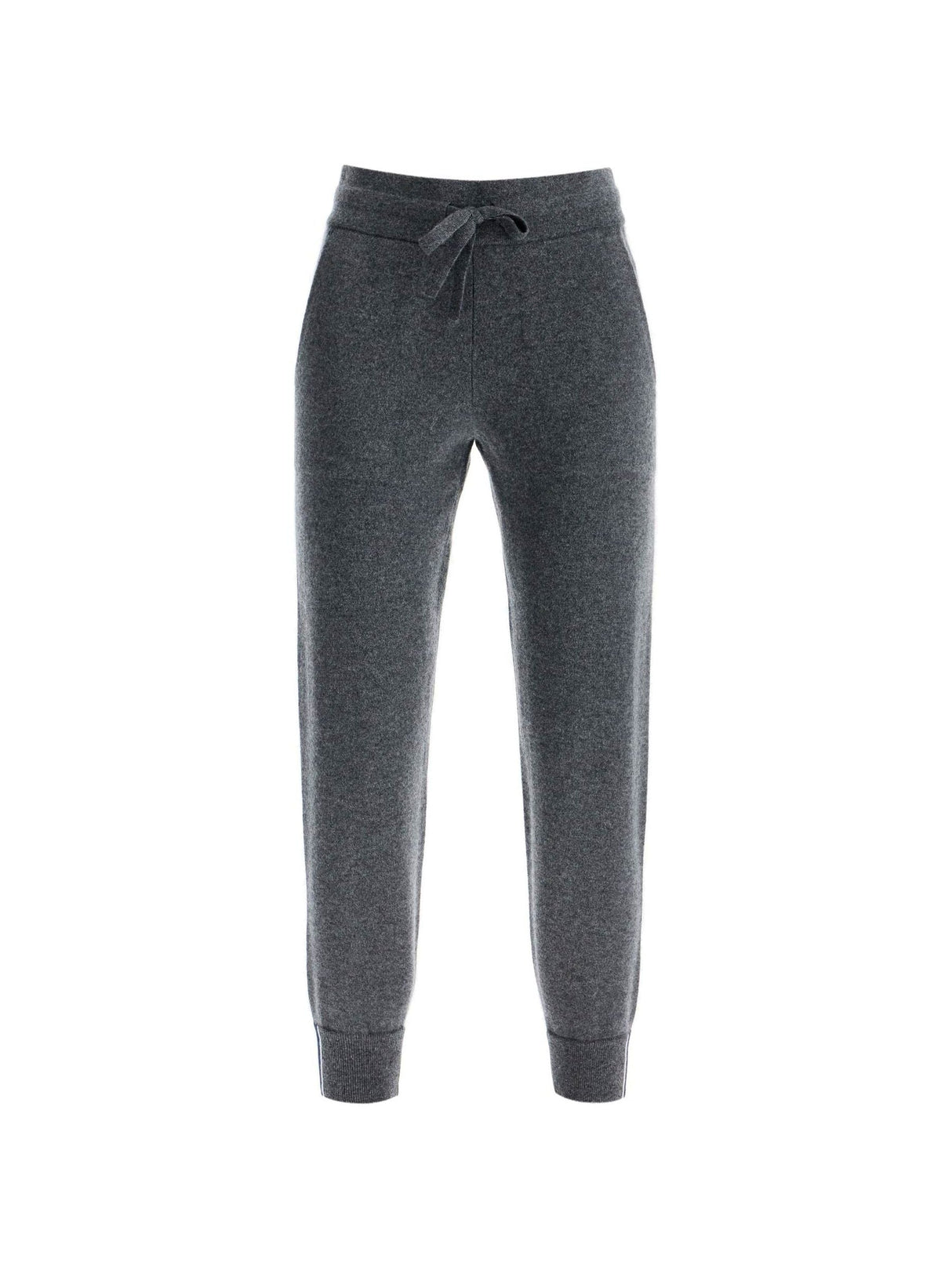 THOM BROWNE-Cashmere Jacquard Sweatpants-JOHN JULIA