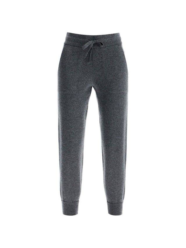 THOM BROWNE-Cashmere Jacquard Sweatpants-JOHN JULIA