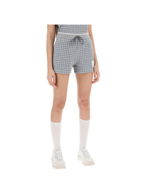 Check Tweed Sweatshorts THOM BROWNE JOHN JULIA.