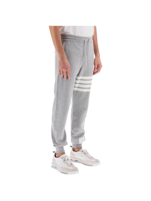 THOM BROWNE-Classic Loopback 4-Bar Sweatpants -JOHN JULIA.