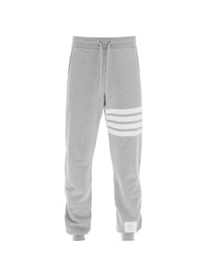 THOM BROWNE-Classic Loopback 4-Bar Sweatpants -JOHN JULIA.