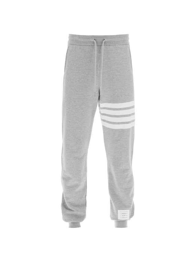 THOM BROWNE-Classic Loopback 4-Bar Sweatpants -JOHN JULIA.