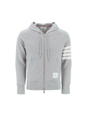 Classic Loopback 4-Bar Zip Hoodie.