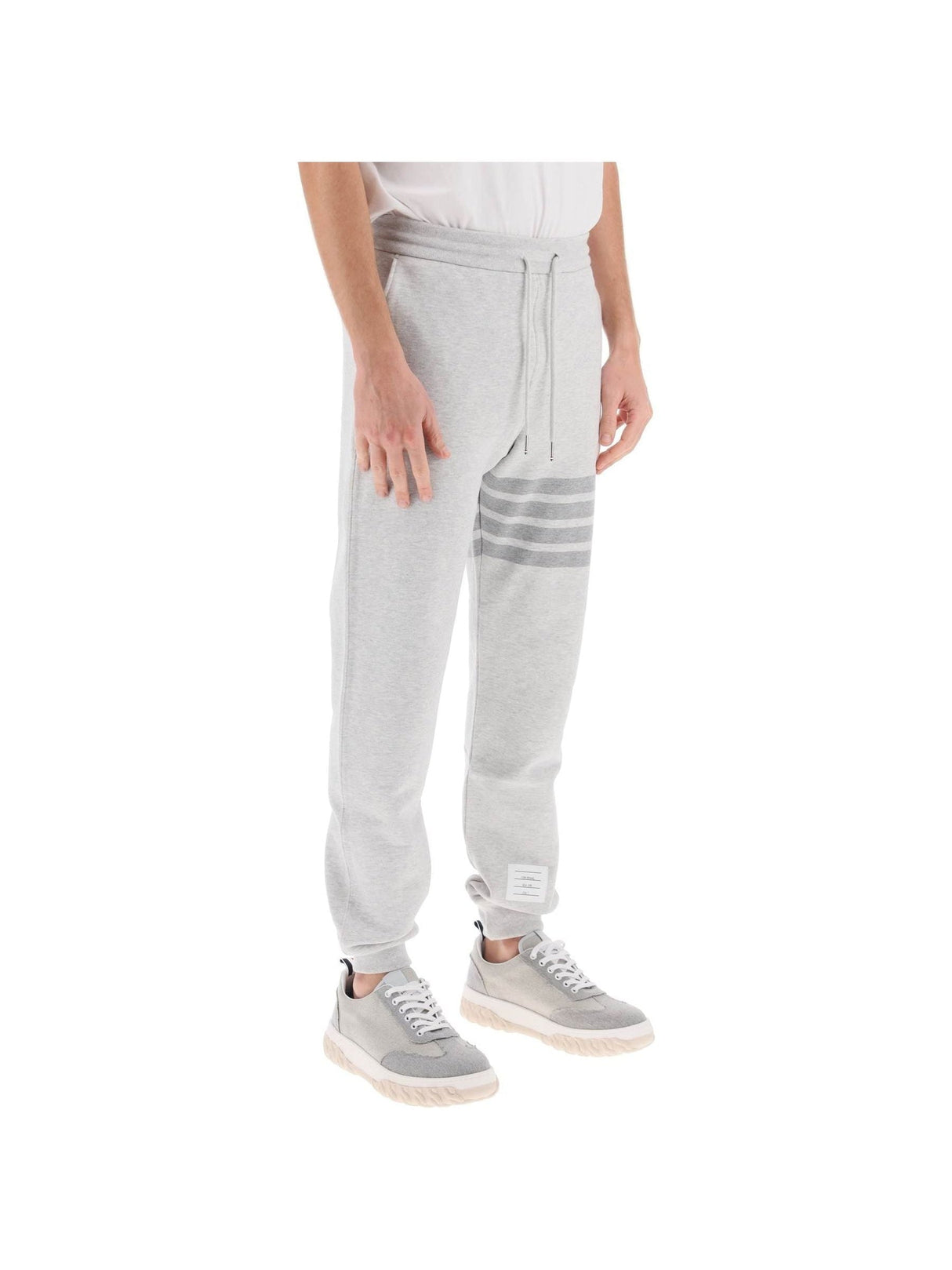 Cotton 4-bar Sweatpants