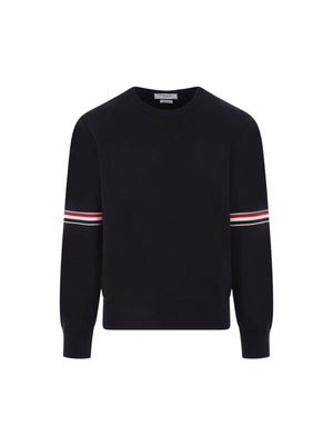 Cotton Sweater-THOM BROWNE-JOHN JULIA